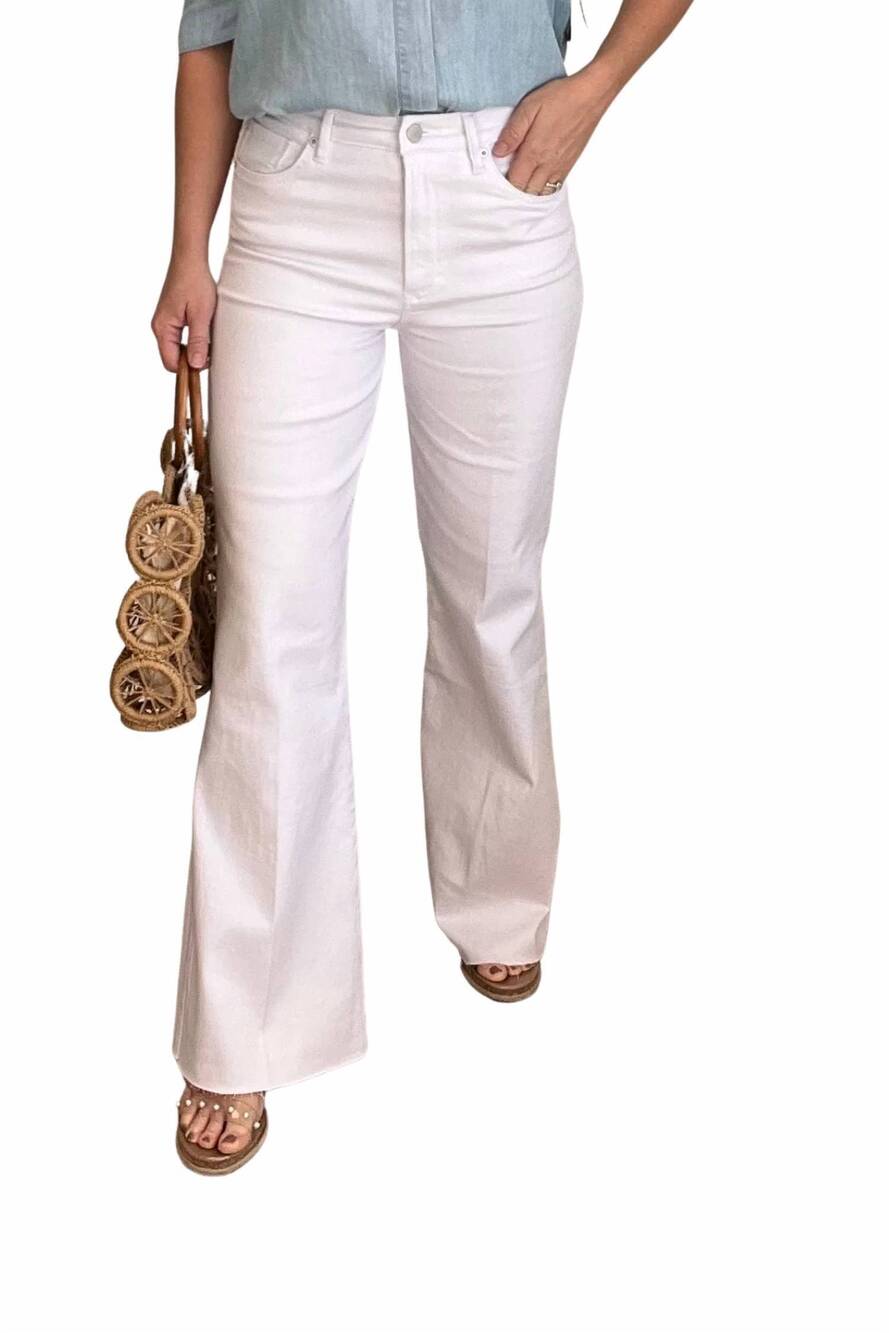 NEW DEAR JOHN DENIM fiona jeans in optic white